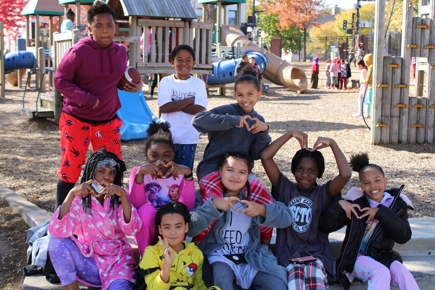 Students at Ella Baker Global Studies and Humanities Magnet School. (Photo submitted)