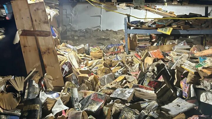 The burst water main flooded The Paperback Exchange, wrecking an estimated 70% of the stock  and over 100,000 books, as most of the inventory was stored in the basement, which was fully submerged. Fundraisers are being held to help the businesses affected by the water main break.