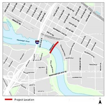 Beginning in April, 2025, the City of Minneapolis started making repairs and improvements to Bridge 9, Abutment 1 and the approach spans on both ends of the bridge.