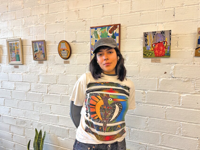 Filis Q. Diaz or Fi Q Diaz wraps up her show at Queermunity on April 28 and opened a new exhibit down the street at La La Ice Cream.