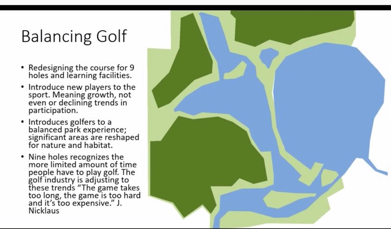 Hiawatha Golf Course master plan
