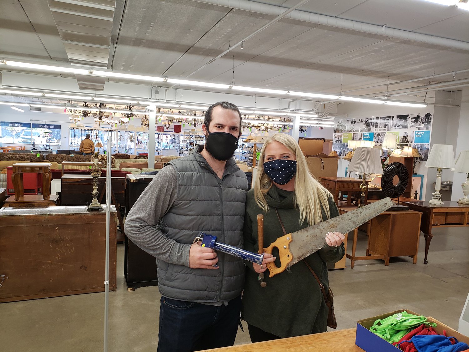 Shoppers check out tools and building materials at the Minneapolis ReStore location. (Photo submitted)