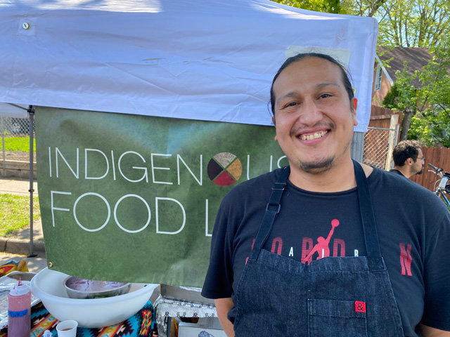 Randy Cornelius of the Indigenous Food Lab said, "I support the urban farm because I grew up here and used to live in Little Earth. I’d like to see a community garden instead of something that will add more pollution to the area. "