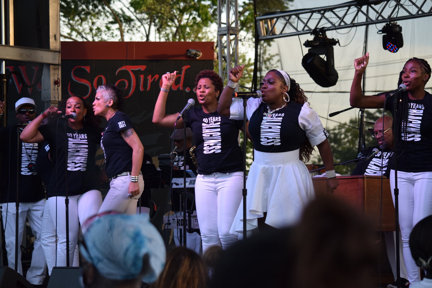 Three-time Grammy Award Winning Sounds of Blackness sang "Black Lives Matter: No Justice No Peace” and “Sick & Tired.” They introduced their chart-topping hit “Royalty” with a reminder to ignore those who try to paint George Floyd and others as “thugs,” because they’re royalty – kings and queens worthy of their crowns.