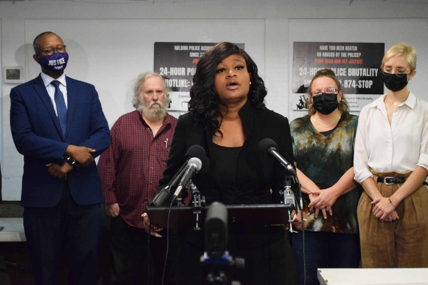 Toshira Garraway, founder of Families Supporting Families Against Police Violence and fiancé of Justin Teigen who was killed by St. Paul police in 2009, urged the DOJ to investigate the Bureau of Criminal Apprehension and other cities following its work in Minneapolis.