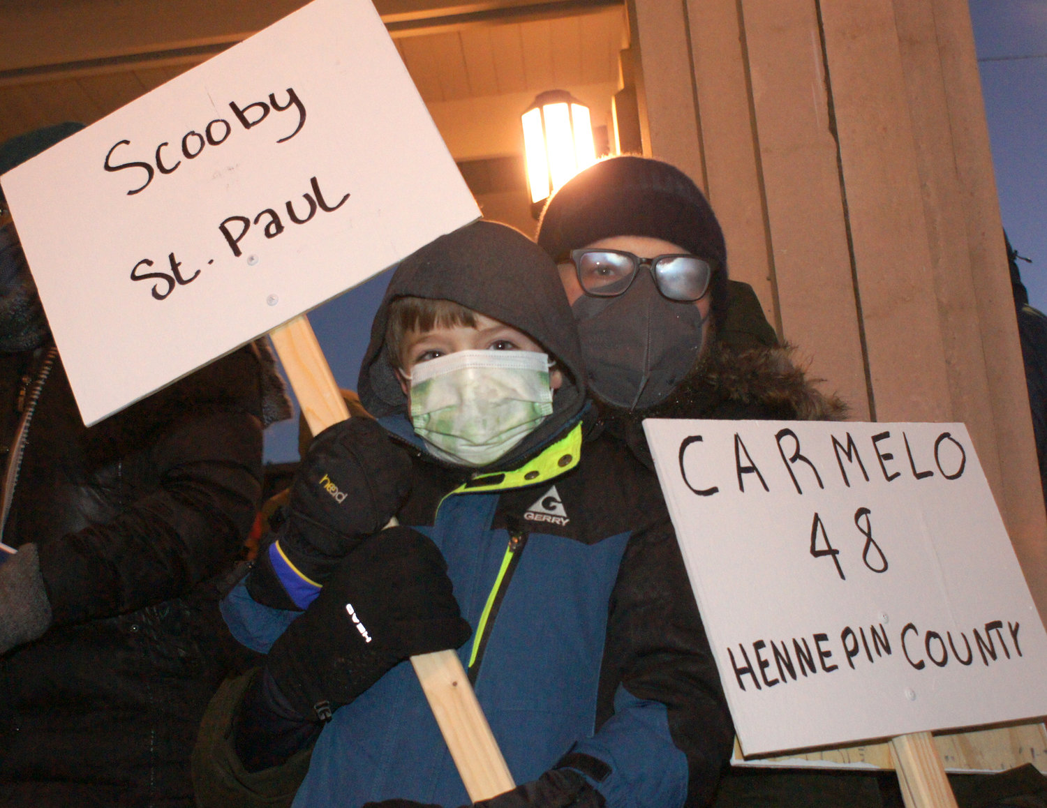 Ivan Ludmer and his son, Lewis, felt compelled to march in support of efforts to house the homeless.