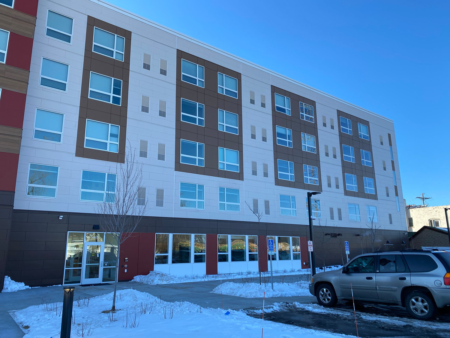Amber Apartments is a “very affordable” apartment building at 4527 Hiawatha Ave.