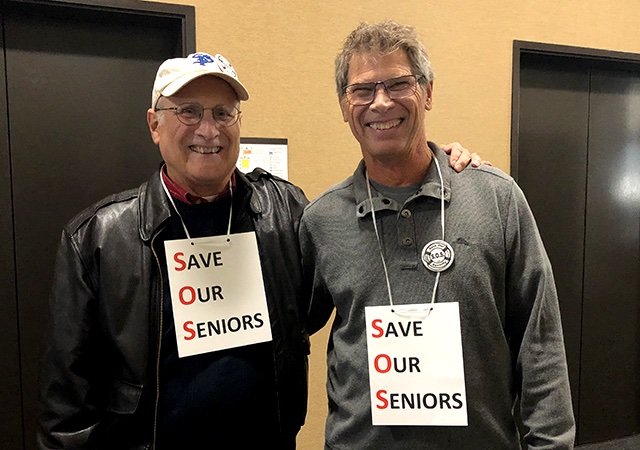 "I think what's exciting about All Elders United for Justice is that other communities are being brought in," said Leif Grina, at right. (Photo submitted)