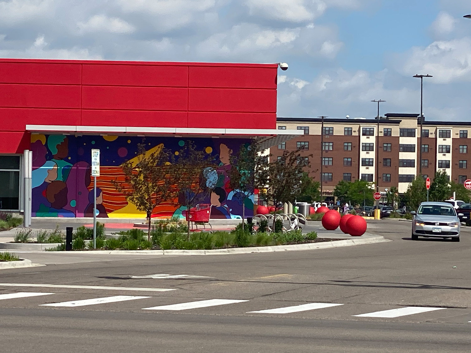 New murals adorn the Target. (Photo by Tesha M. Christensen)