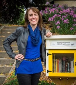 Director of Communications at Little Free Library Margret Aldrich, who lives in Fulton, believes people are empowered by books and that everyone deserves access to books.