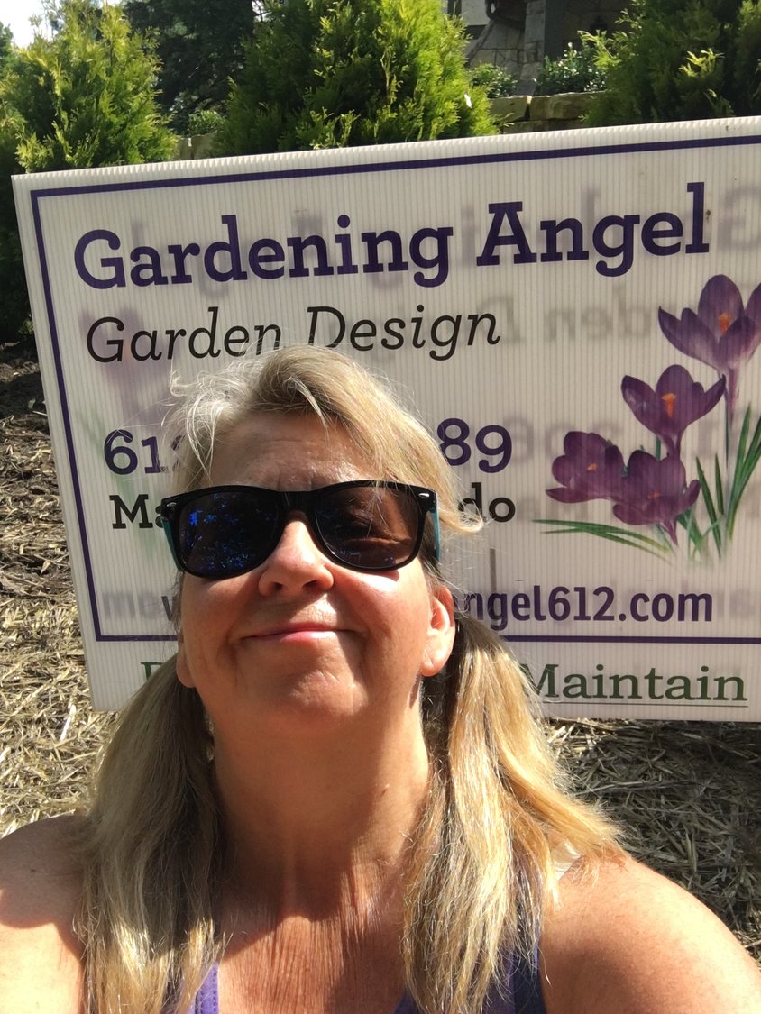 Margi MacMurdo-Reading  of Gardening Angel Design