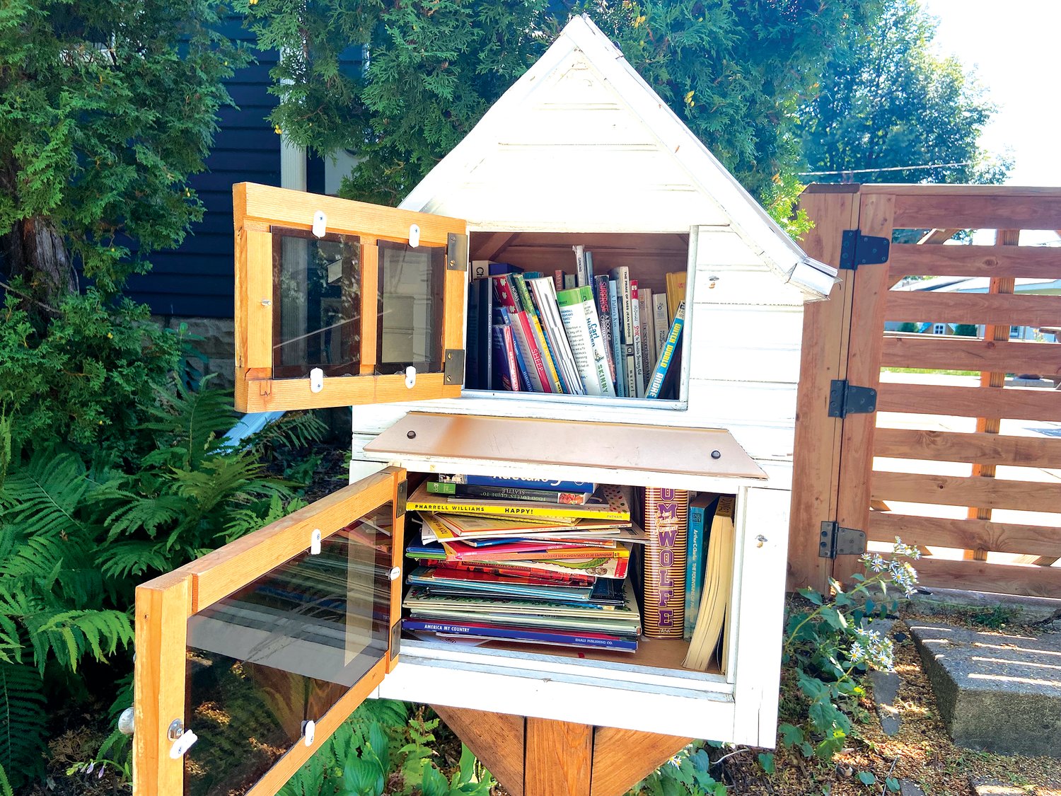 Each Little Free Library is uniquely designed and painted. But the premise behind all is the same: take a book, leave a book.