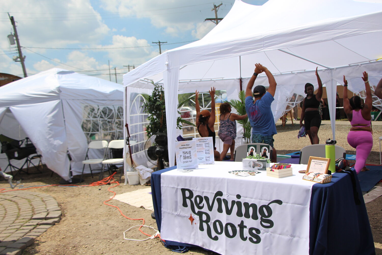 Reviving Roots hosts a yoga workshop on Monday, June 19 at the Soul of the Southside festival.