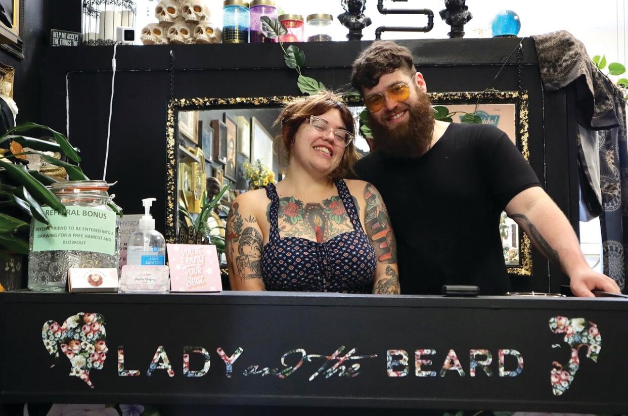 Samantha Richards and Benjamin Mielke hosted a carnival at Lady and the Beard.
