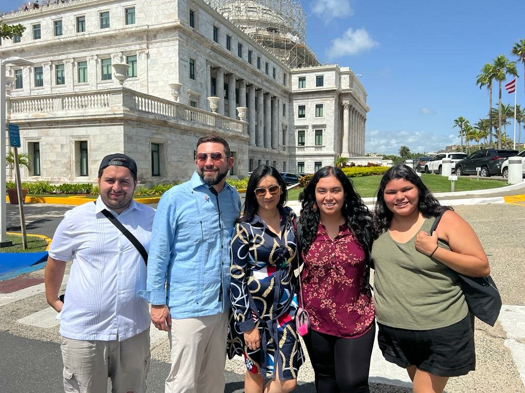 The South Minneapolis-based organization COPAL launched a Minnesota to Puerto Rico delegation this year. The cohort included elected officials such as Senate Majority Leader Bobby Champion and partners such as the Minnesota Environmental Partnership and the Latino Economic Devlopment Center. (Photos submitted)