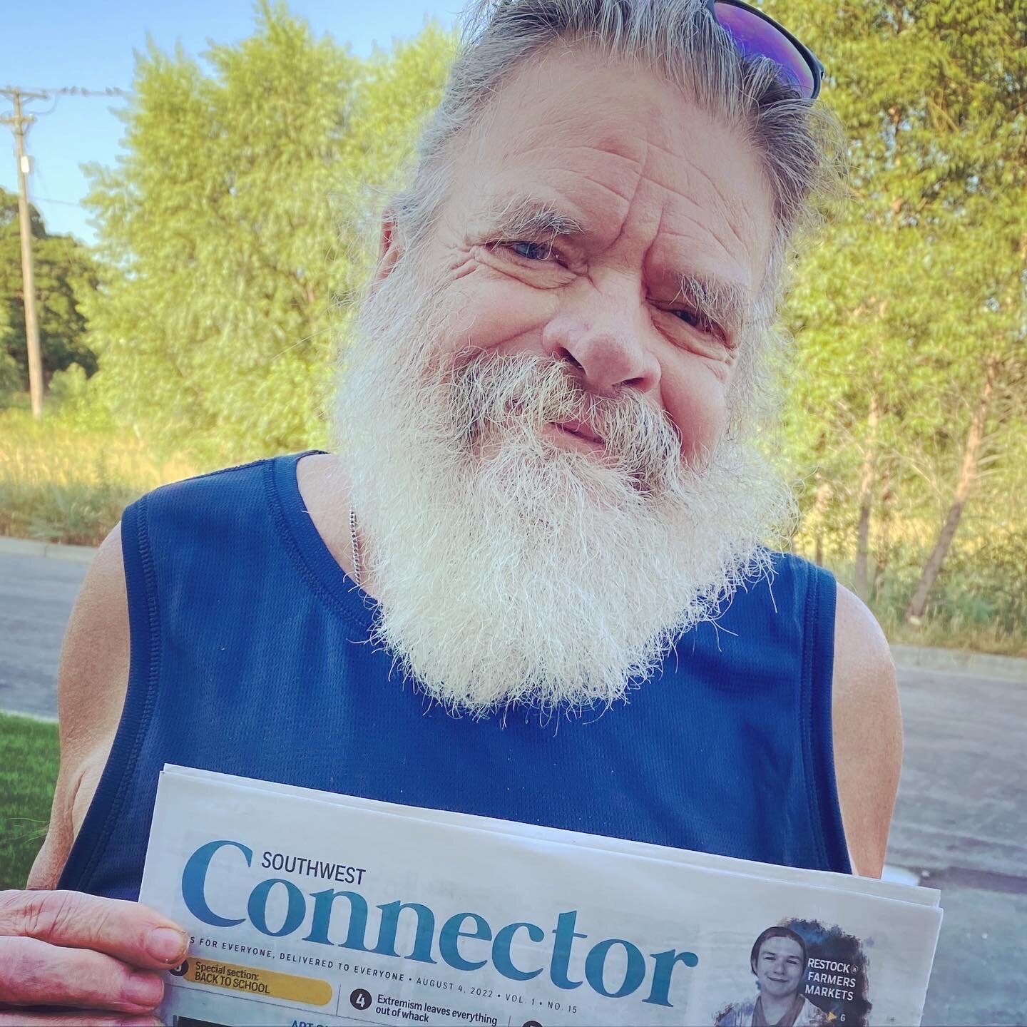 Armitage resident Billy Yount is part of our delivery crew for the Connector.