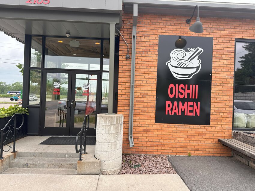 Oishii Ramen's menu offers a wide range of authentic Japanese food, such as beef donburi, chicken teriyaki and seafood ramen.