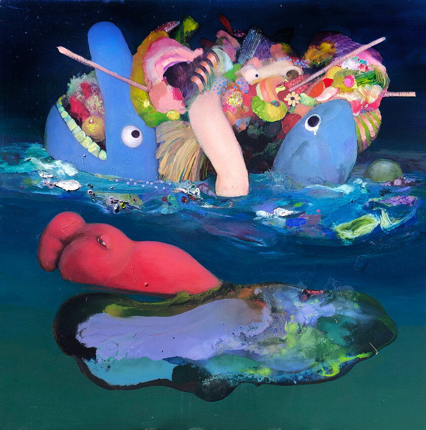 The artists will showcase a variety of work, from paintings to drawings to sculptures..