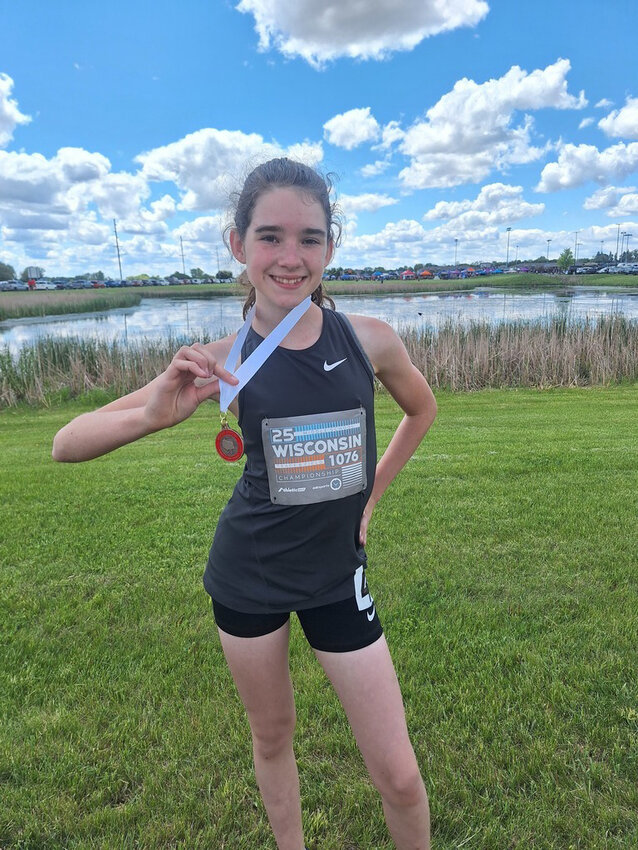 Jamie Rohan takes 4th at state while setting a personal record..Submitted Photo