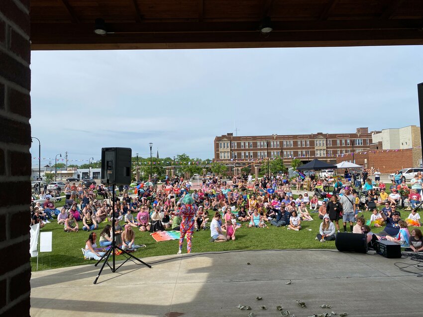 Marshfield's annual Pride celebration has grown from an impromptu two-hour gathering to a full-day event featuring drag performances, live music and a message of love over hate. Contributed photo