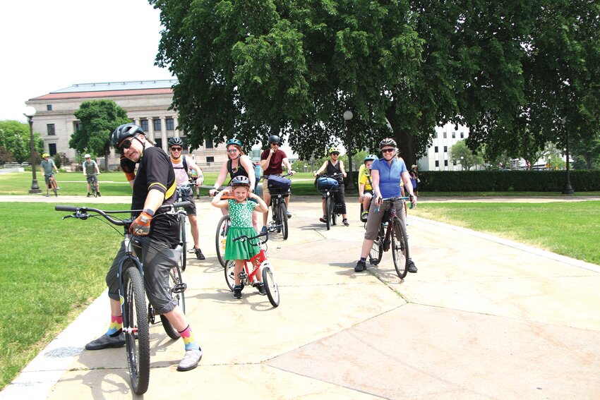 Joyful Riders Club and Slow Roll MSP bring people together to bike, learn about their environments, and gain confidence in their abilities.