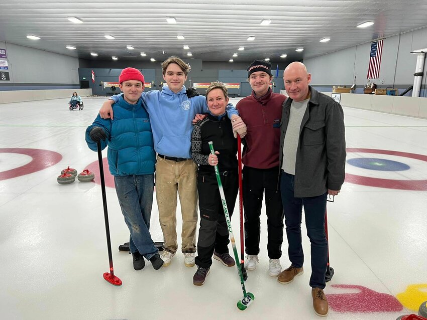 Outgoing Ward 5 council member Amy Brendmoen stands with sons Sawyer, Haakon and Lars Neske, and husband Mike Hahm (former Saint Paul Parks and Recreation Director).