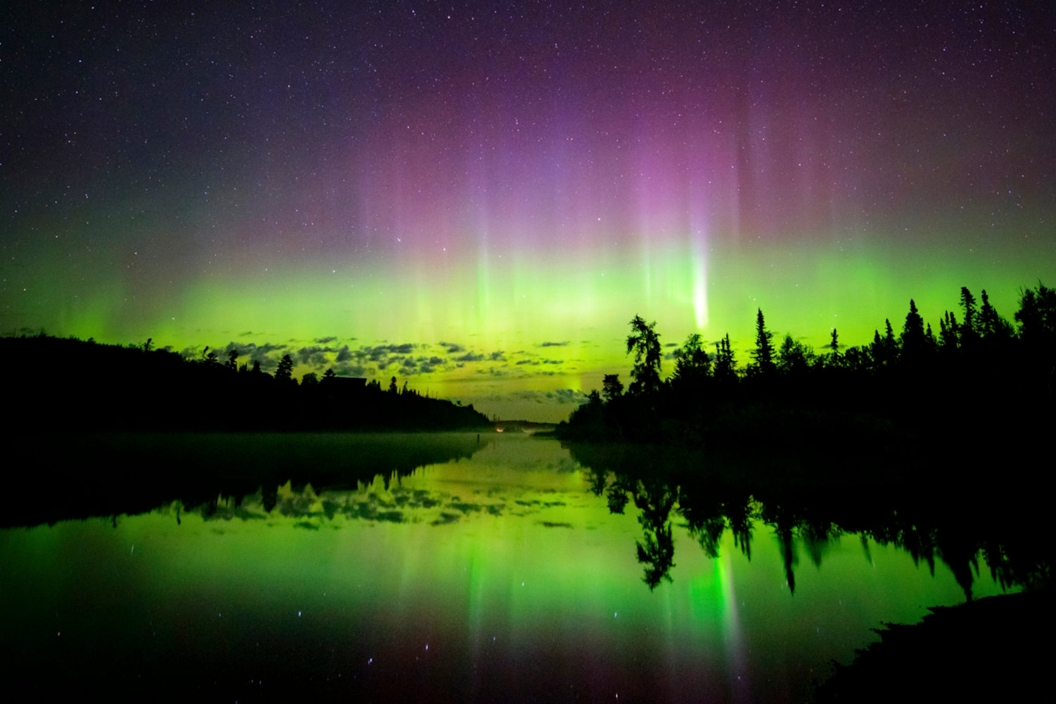 Photo of Aurora Borealis. (Photo submitted by Mike Shaw)