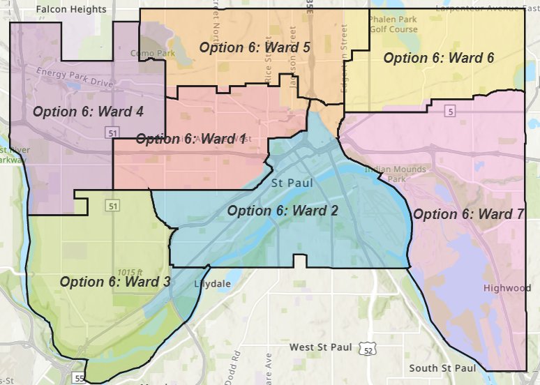 Redistricting plan approved (Option 6)