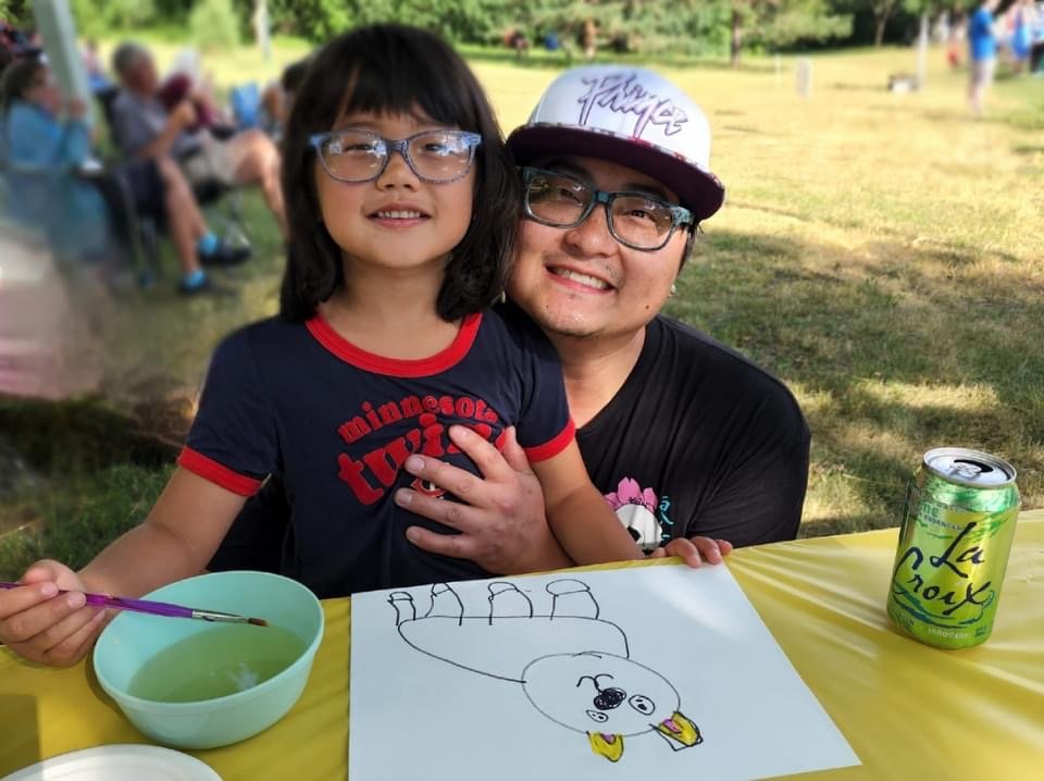 Kids enjoyed treats and painting at the annual ice cream social. (Photo by Shevek McKee)