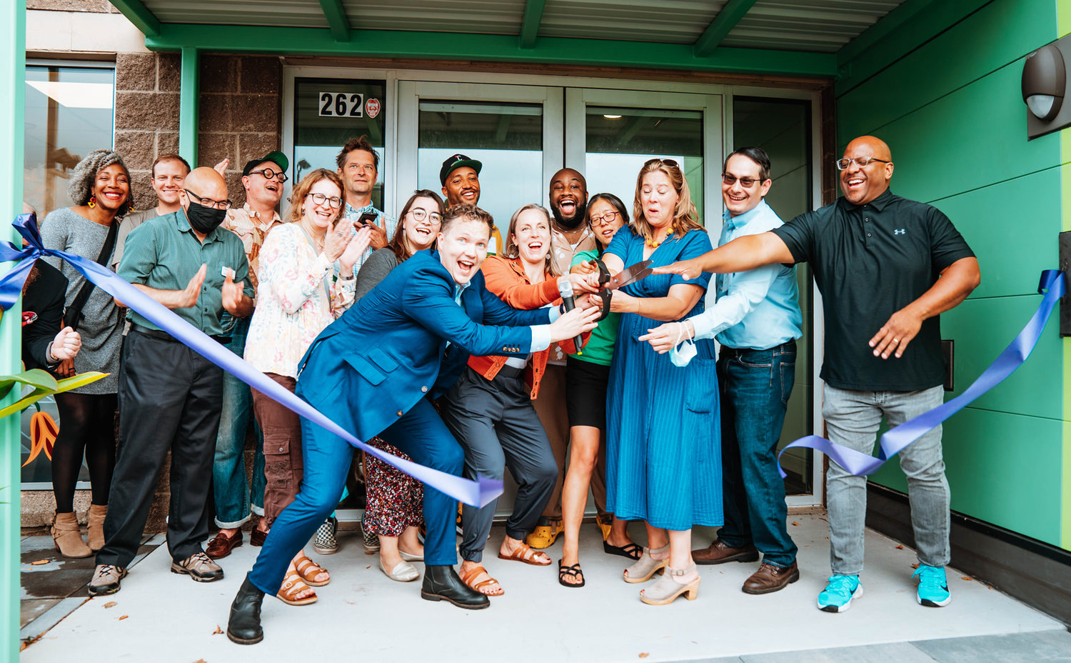 In October 2021, Springboard for the Arts officially reopened its building at 262 University Ave. with a grand celebration. The community hall and front yard are available for rental. (Photos courtesy of Springboard for the Arts)