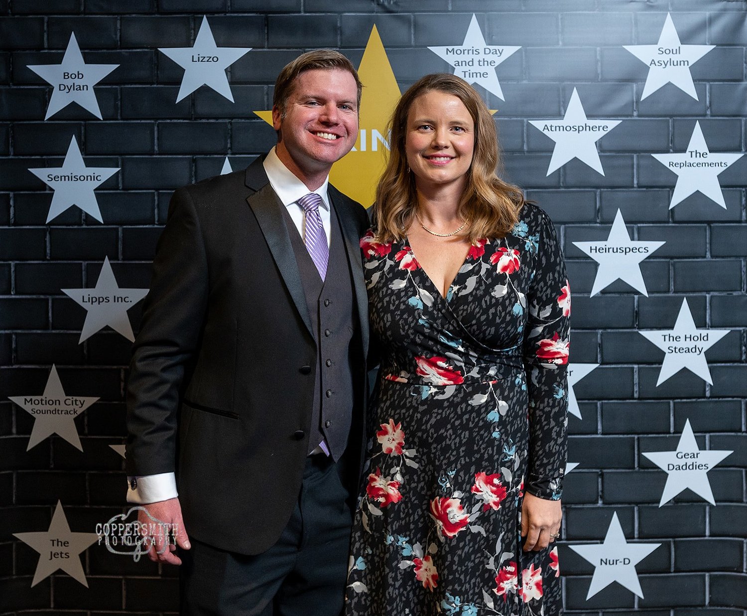 Midway Chamber of Commerce Executive Director Chad Kulas with wife Julie