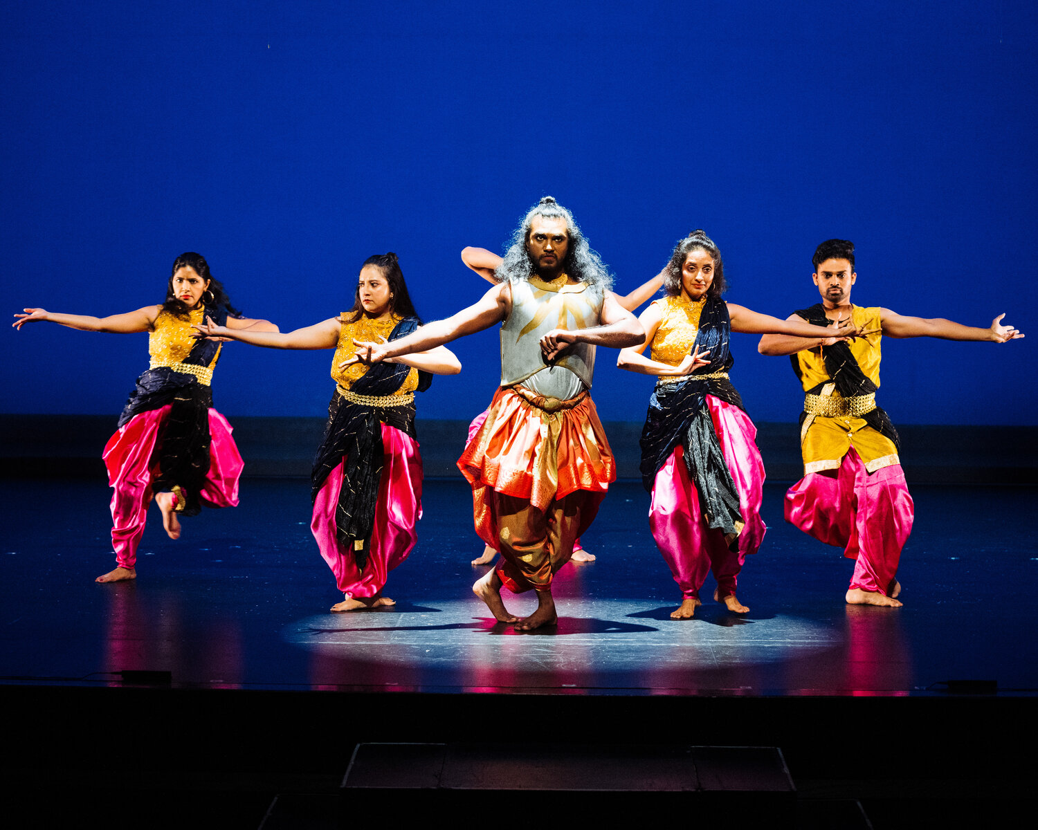 Over 70 cast members perform in "Acceptance, Kindness, Support" at the Cowles Center as part of a production by the South Asian Arts & Theater House.