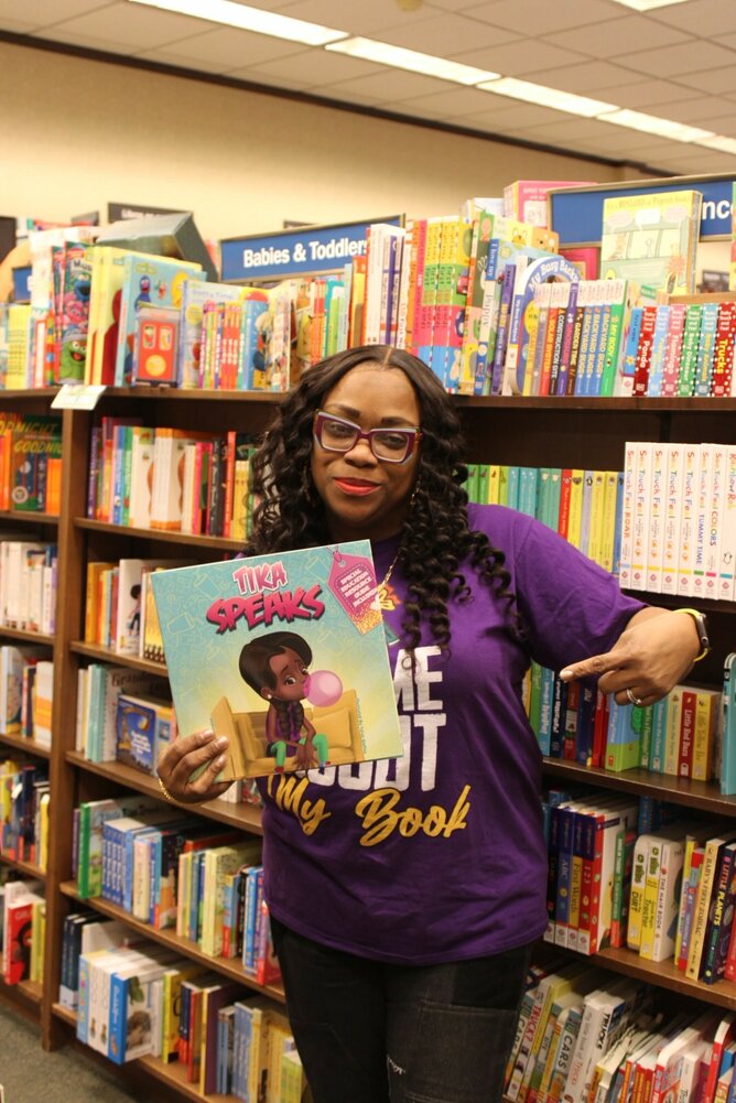 Elise Washington shared her advocacy journey as a mom of a special needs child through her book, “Tika Speaks.” (Photo submitted)