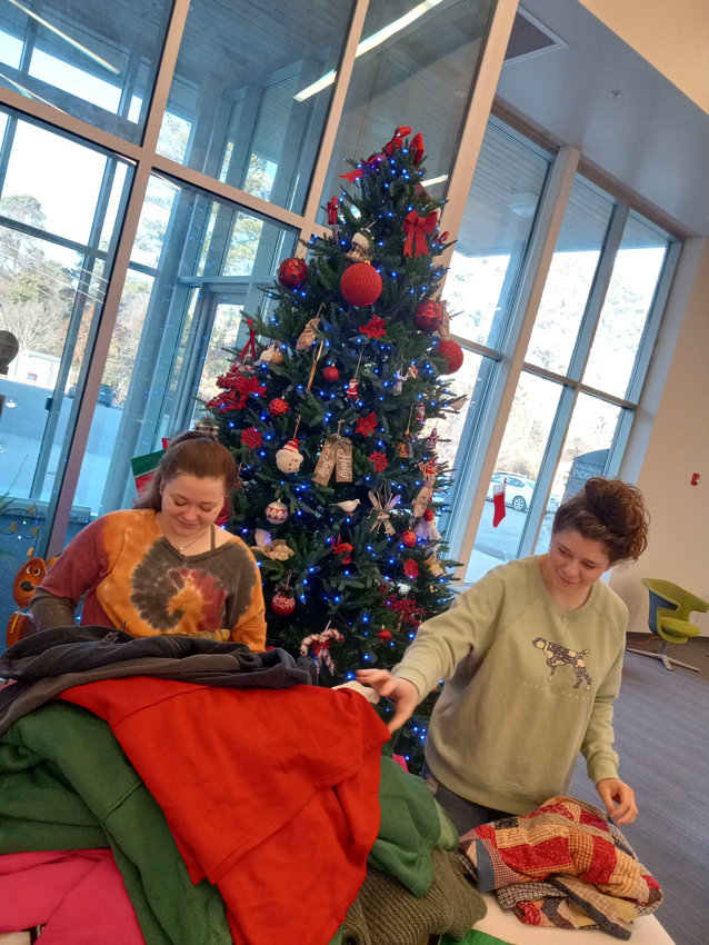 Monticello Branch Library Collects More Than 30 Cold Weather Clothing 