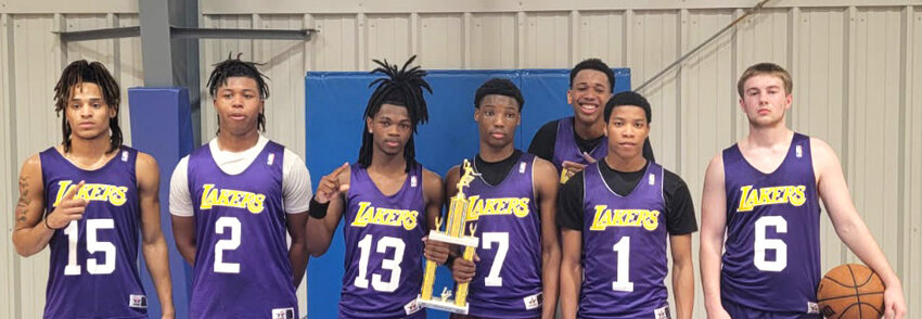 From Left to Right: Marcus Kilgore, Zae Bullard, Deuce Jordan, Lucas Figures, Manley Carter, Jamarion Miller and Brody Cater.(Not pictured: Head Coach: David Jordan)
