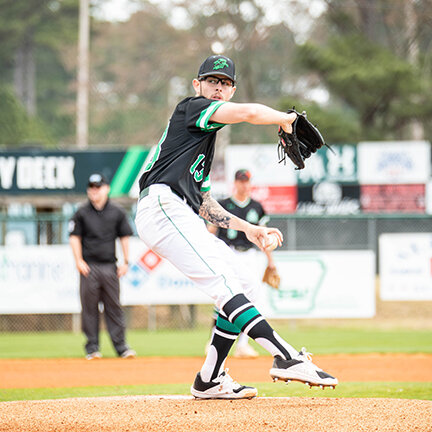 MASON PHILLEY capped his final season at UAM by being named the Great American Conference Pitcher of the Year.