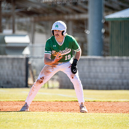 KIRK WOOLF led UAM in three statistic categories, leading the team in home runs with nine, hits with 67, and doubles with 15. Woolf was second with a .342 batting average, second in triples with two, and second in runs scored with 46. Woolf was an All-GAC Honorable Mention selection.