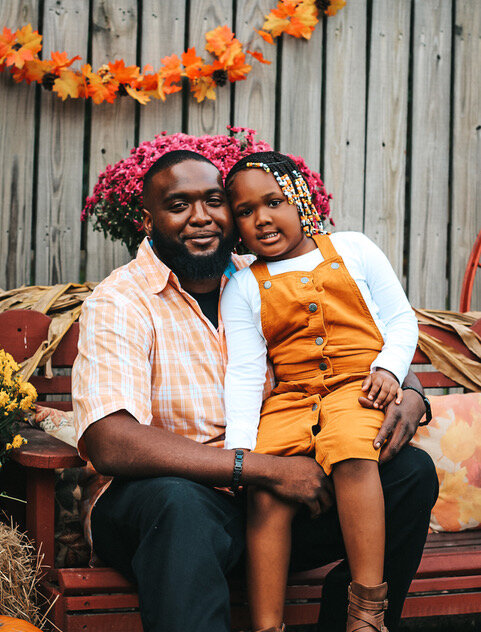 Mr. Harrell and his daughter Leighla