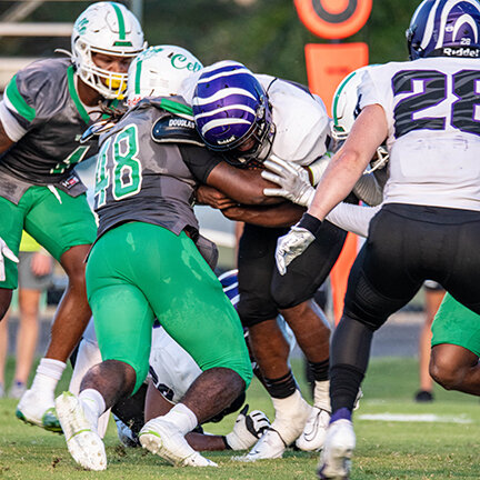 TREVONTE BOND recorded four tackles on the day for the Weevils including the only sack recorded for the Weevils in the contest.