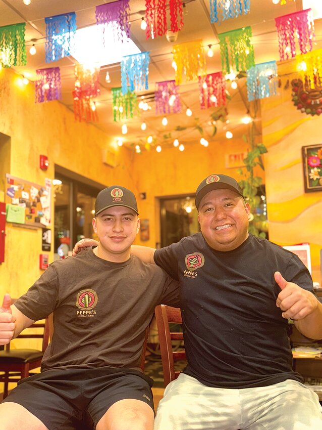 Oswaldo and David Palestino from Peppe’s Mexican Grill where “a taco a day keeps the doctor away!”