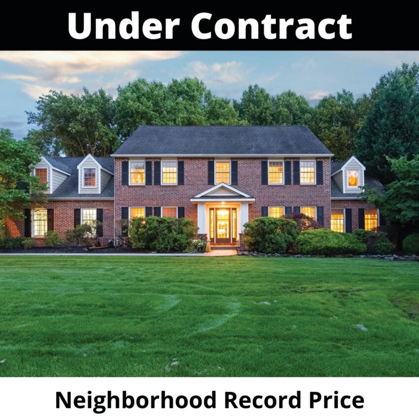 Current Holland listing under contract WAY ABOVE the highest neighborhood sale after 92 scheduled tours.