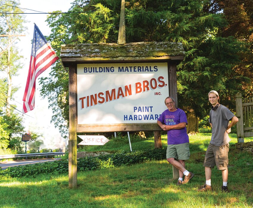 Celebrating 240 years as a successful family business - current owners Tom and Will Tinsman.