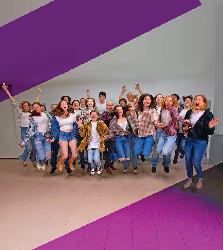 The cast of Newtown Arts Company’s production of Footloose is jumping for joy as they are ready to cut-loose this summer.