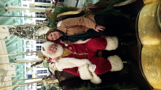 Santa with Luci Stoddard