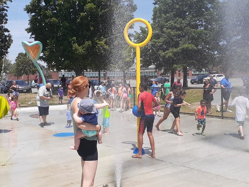 New Pierce Field splash pad debuted on June  28, 2021. Opens 11am to 7 pm every day.