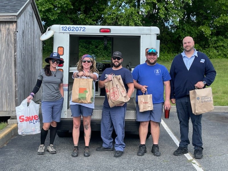Letter Carriers from Seekonk and East Providence collected food for the Doorways Food Pantry during the annual Letter Carriers Food Drive. All donations collected in Seekonk and Rumford went to Doorways to serve Seekonk residents in need.