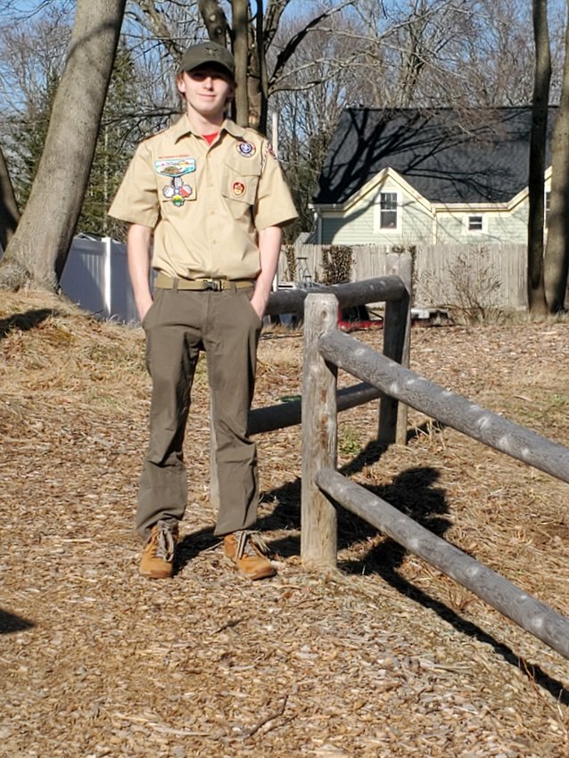 Andrew Langille completed his Eagle Scout service project at the Seekonk Congregational Church.