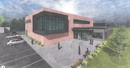 Mayor's proposed community center  rendering