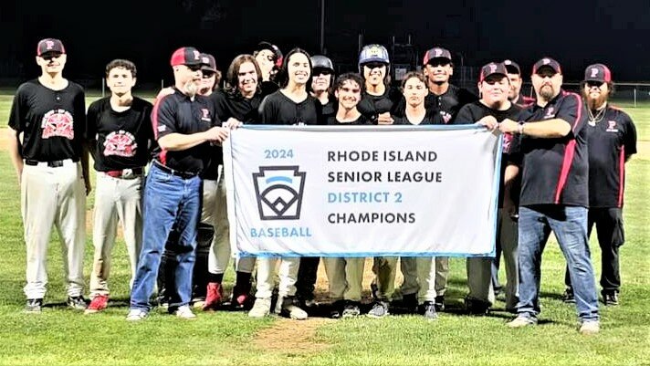 RI District 2 2024 Champions.  East Providence-Pineview combined senior Little Leagues.