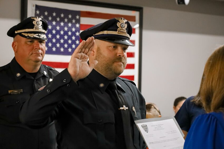 Seekonk Police Officer promoted to the rank of Sargeant.